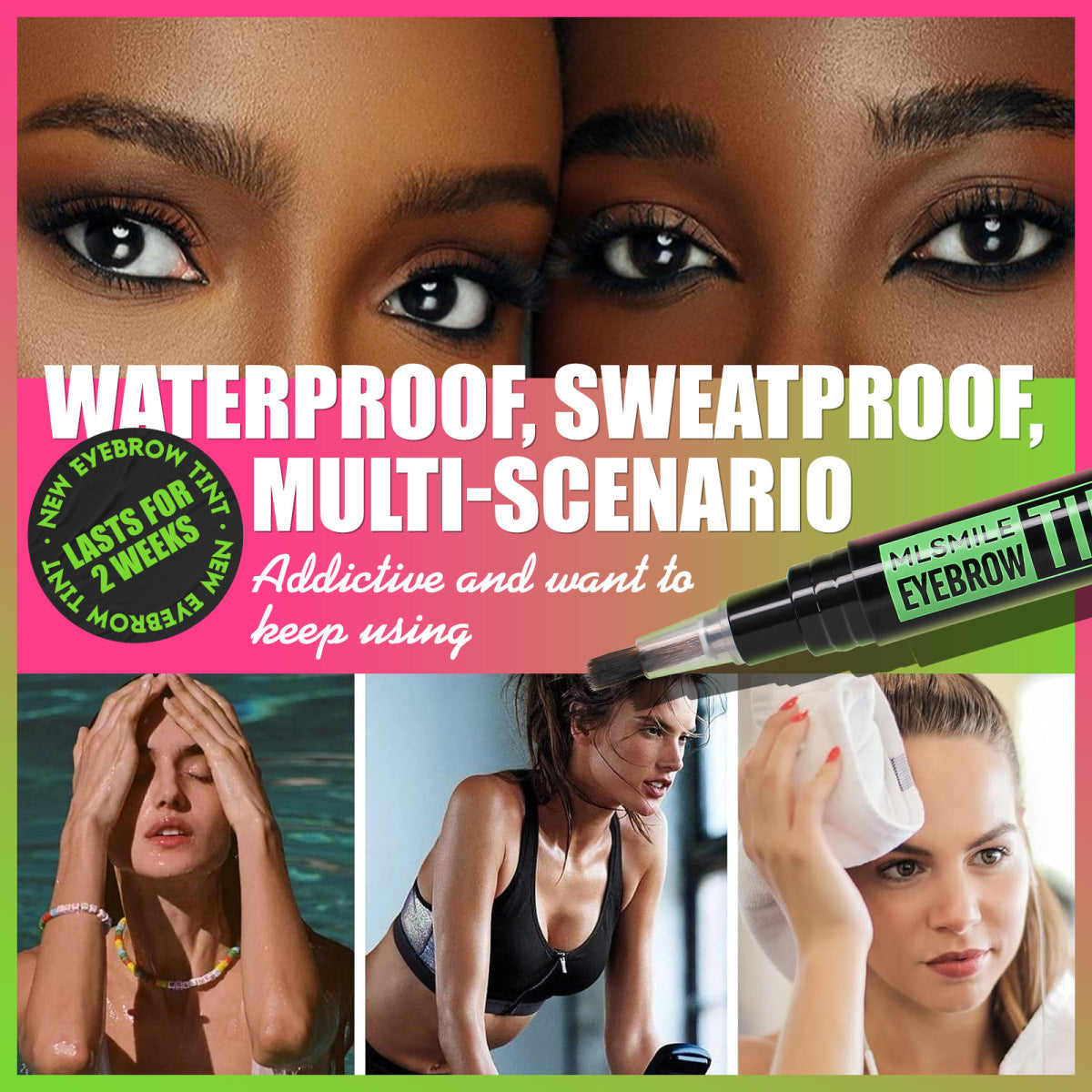 Waterproof Eyebrow Tint Kit – Smudge-Proof & Long-Lasting